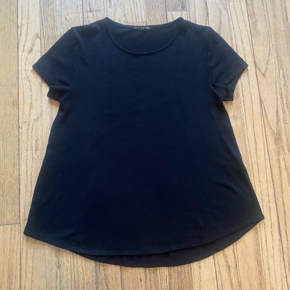 Rag & bone swing black tshirt S - Picture 1 of 1